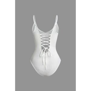 Micas Braided Tie‎ White Bodysuit size M